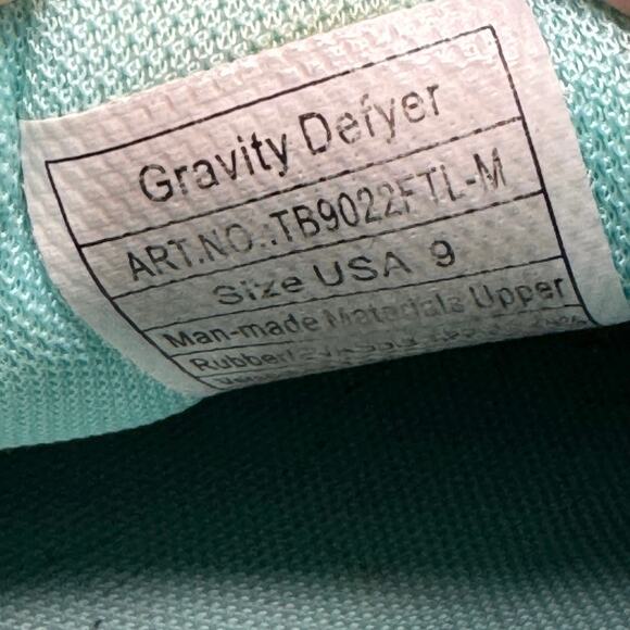 G-Defy Ion Athletic Shoes Gravity Defyer Black Teal Womens 9 - Picture 8 of 8